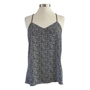Express Barcelona Cami Reversible Tank Top Black White S